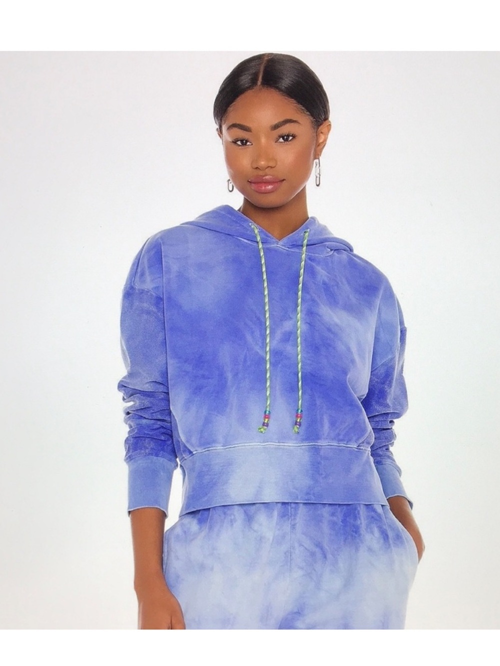 Dannijo cropped hoodie with beaded string Size: XS New With tags.